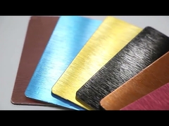 Anodized 4mm 5086 Mirror Aluminum Composite Panel Gold 1570mm Sheet