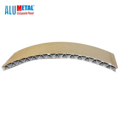 1200mm অ্যালুমিনিয়াম ঢেউতোলা যৌগিক প্যানেল B1 A2 ফায়ারপ্রুফ