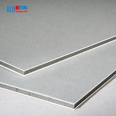 সমসাময়িক PVDF অ্যালুমিনিয়াম কম্পোজিট প্যানেল ISO9001 4mm অ্যালুমিনিয়াম কম্পোজিট প্যানেল