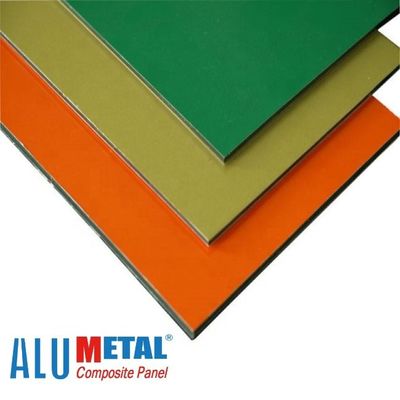 1570mm 5mm অ্যালুমিনিয়াম বহি ওয়াল Cladding কম্পোজিট Materia LDPE কোর