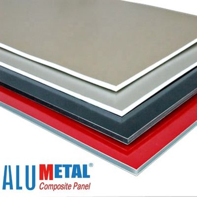 1570mm 5mm অ্যালুমিনিয়াম বহি ওয়াল Cladding কম্পোজিট Materia LDPE কোর