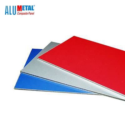 4mm PVDF প্রলিপ্ত 3003 খাদ অ্যালুমিনিয়াম শীট ওয়াল Cladding কম্পোজিট বোর্ড অ্যান্টিব্যাকটেরিয়াল ISO9001