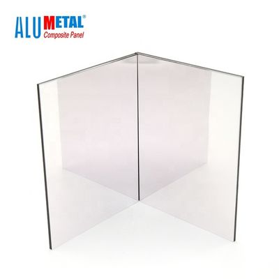 PVDF প্রলিপ্ত 3mm Acp অ্যালুমিনিয়াম কম্পোজিট প্যানেল শীট 0.5mm AA5005 ম্যাট ফিনিশ