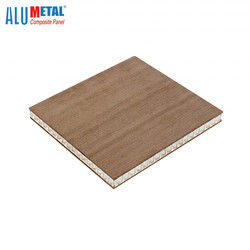 25mm অ্যালুমিনিয়াম মধুচক্র প্যানেল যৌগিক cladding 1250mm Anodized আবরণ
