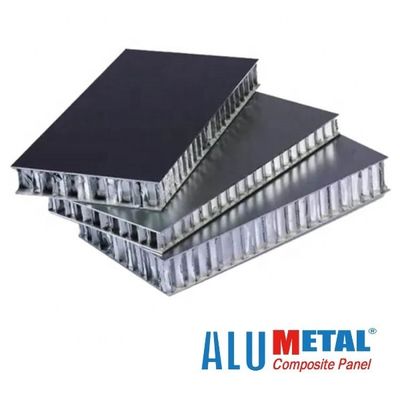 1 মিমি পুরু 4x8 অ্যালুমিনিয়াম মধুচক্র স্যান্ডউইচ প্যানেল 10000mm শীট বহি ক্ল্যাডিং