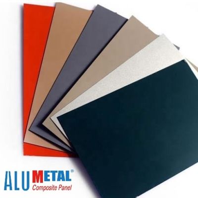 AA1050 10mm রঙিন অ্যালুমিনিয়াম শীট মেটাল কম্পোজিট প্যানেল 4x8 শীট