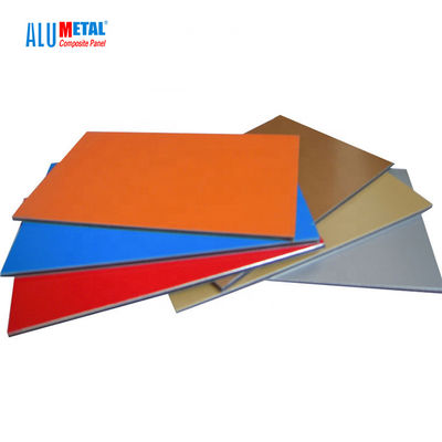 6mm PVDF 2000mm অ্যালুমিনিয়াম কম্পোজিট প্যানেল পার্টিশন রেইনস্ক্রিন ক্ল্যাডিং ব্রাশ সারফেস