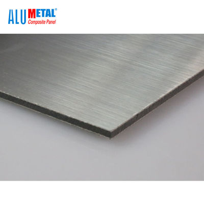 1000MM PE আলংকারিক অ্যালুমিনিয়াম কম্পোজিট Cladding প্যানেল শীট স্টেইনলেস স্টীল 6mm FEVE