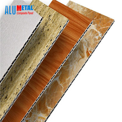 3D বহি ছিদ্রযুক্ত 1220mm অ্যালুমিনিয়াম rugেউতোলা প্যানেল ACM অ্যালুমিনিয়াম কম্পোজিট প্যানেল 8mm