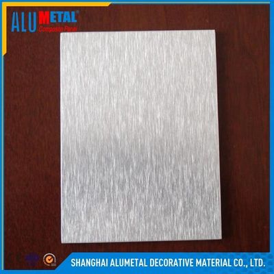 4 মিমি পালিশ AA3003 ব্রাশ অ্যালুমিনিয়াম কম্পোজিট প্যানেল শীট 1220MM