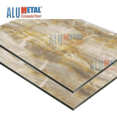 বহিরঙ্গন Anodized অ্যালুমিনিয়াম স্যান্ডউইচ বোর্ড 1220mm কম্পোজিট উপাদান প্যানেল 2mm