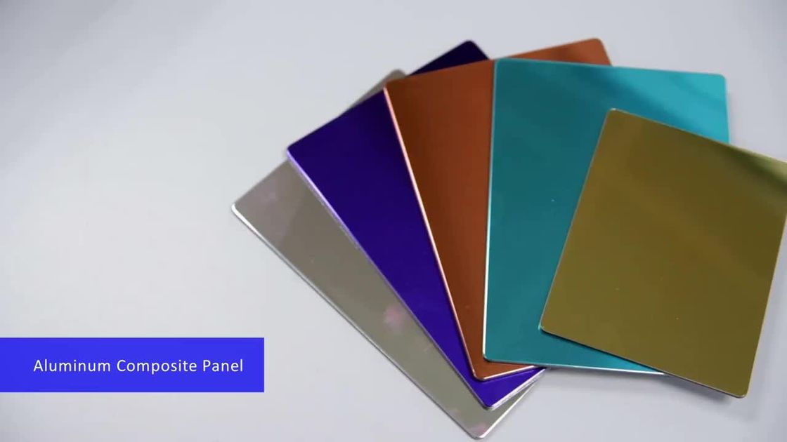 অভ্যন্তরীণ জন্য 5800mm 1570mm 3mm অ্যালুমিনিয়াম কম্পোজিট প্যানেল সিলিং গোল্ডেন Acp শীট