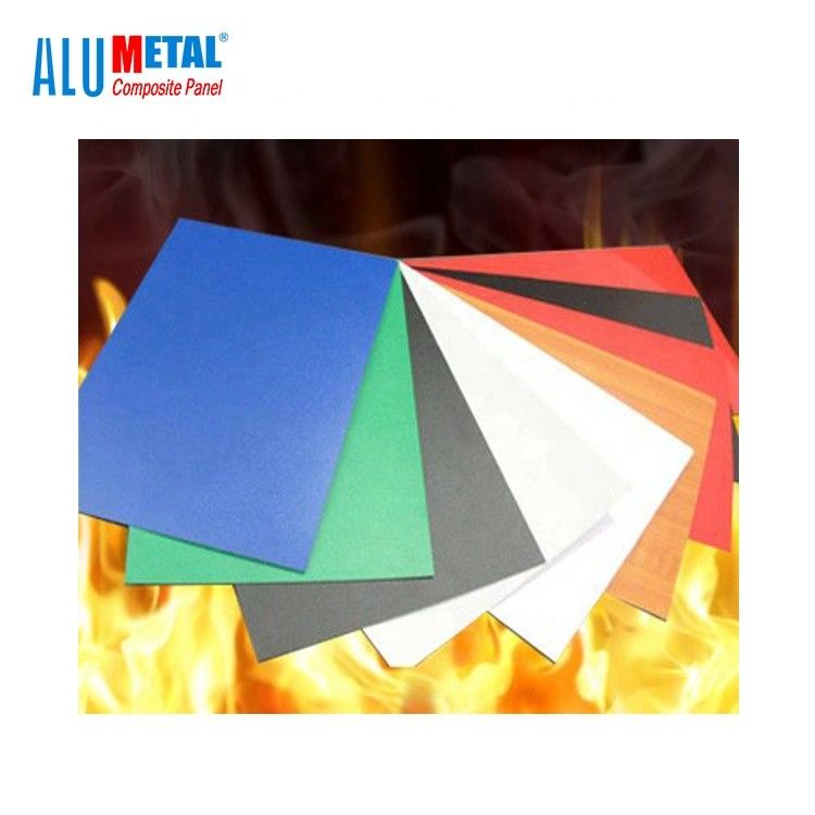 3mm Acm বহিরাগত অগ্নিনির্বাপক অ্যালুমিনিয়াম যৌগিক প্যানেল 1570mm কার্টেন ওয়াল রং FEVE আবরণ