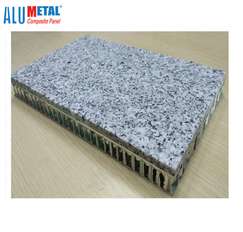 25mm স্টোন মধুচক্র প্যানেল 4x8 বহি অভ্যন্তর 0.12mm কাঠ শেষ অ্যালুমিনিয়াম কম্পোজিট প্যানেল
